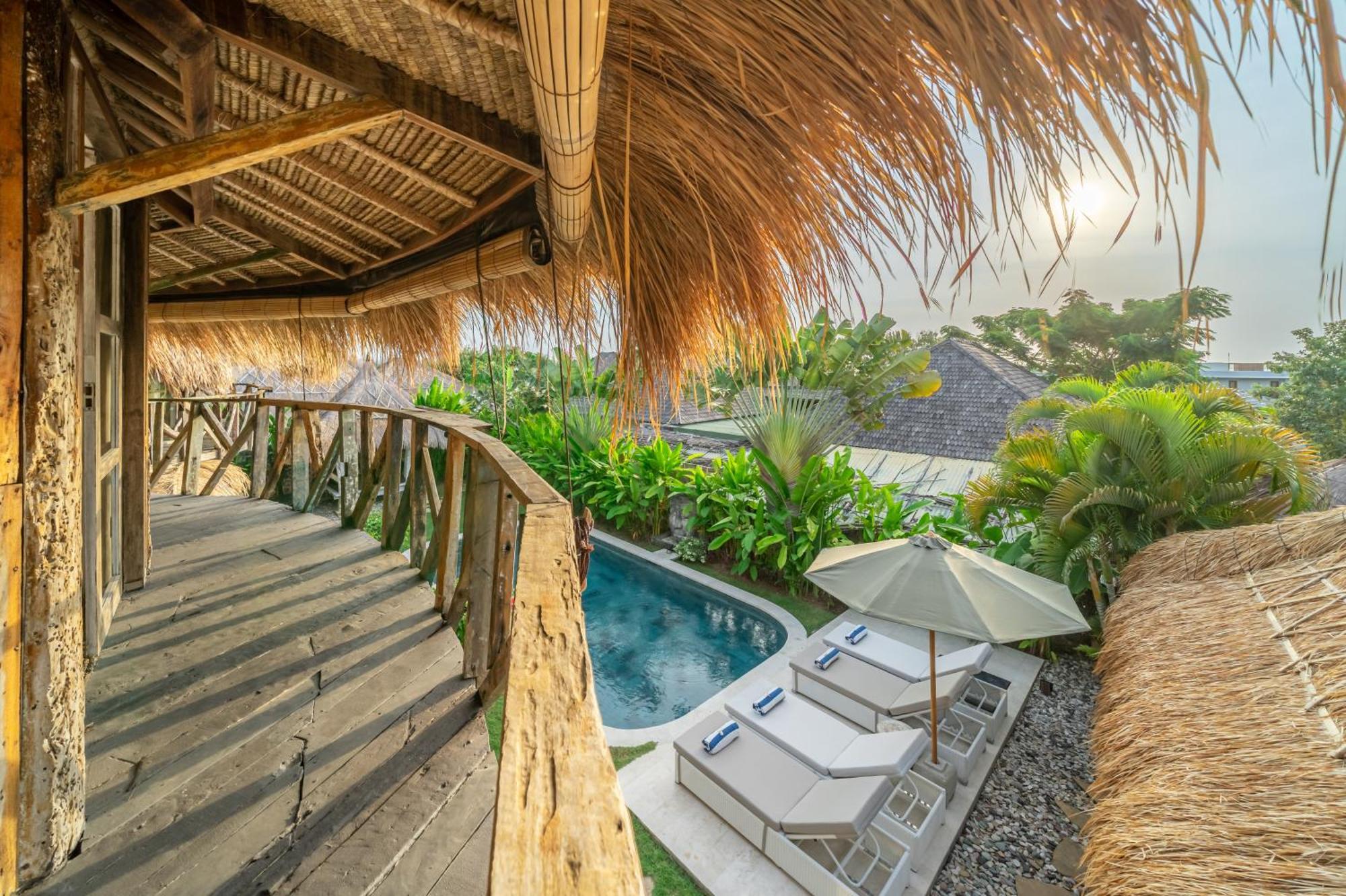 Balangan Beach Villa Idaman Bungalows Jimbaran Exterior foto
